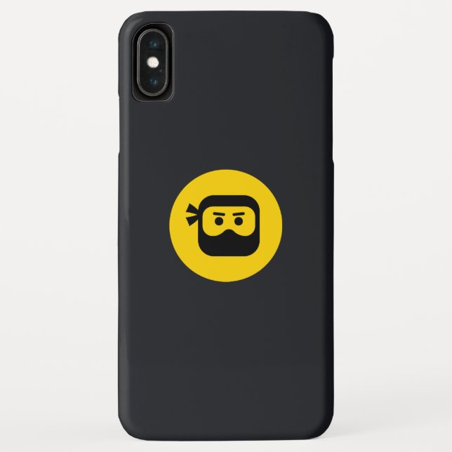 DLive Ninja Logo Black Phone Case (Back)
