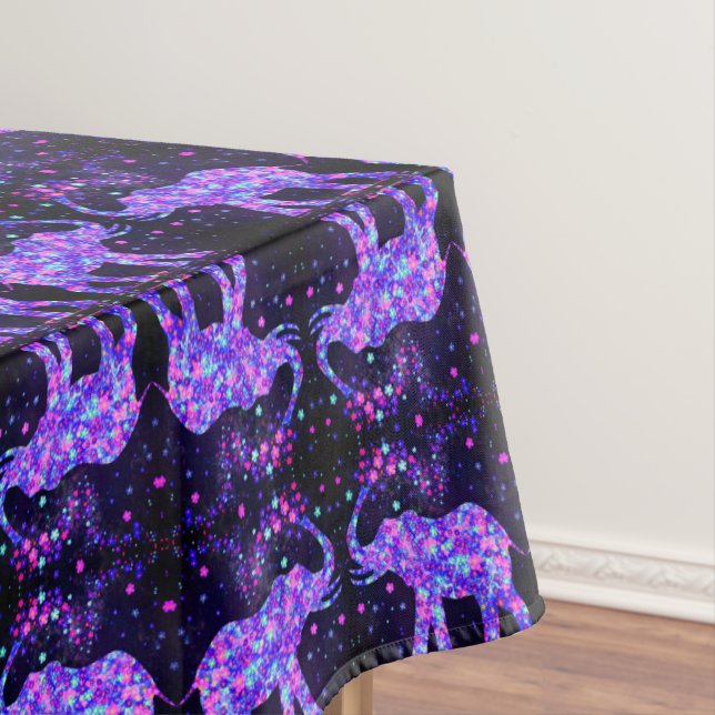 Dlowers Elephant Tablecloth (In Situ)