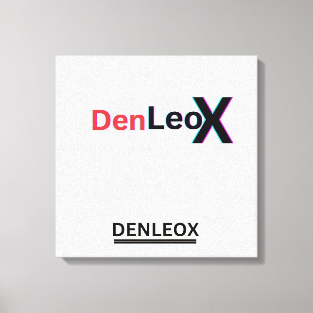 DLX(denleox) Canvas Print (Front)