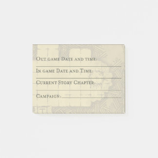 DM Graphic Post-it Organiser; Date, Time, Campaign Notes