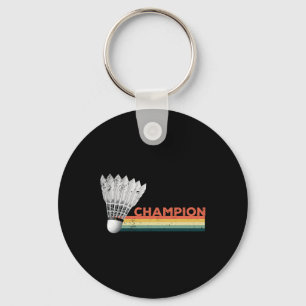 Dminton Player Champion  Key Ring