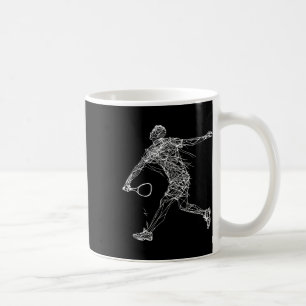 Dminton Player Drawing Shuttle Game For Boys 1 Coffee Mug