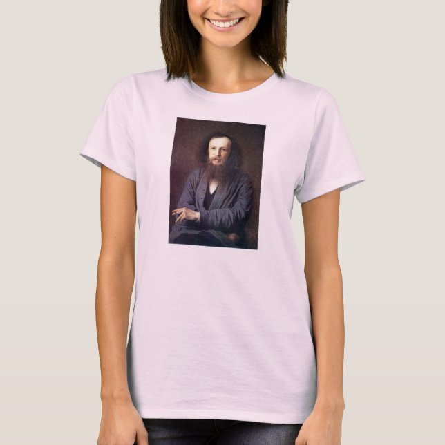 Dmitri Ivanovich Mendeleev by Ivan Kramskoy T-Shirt (Front)