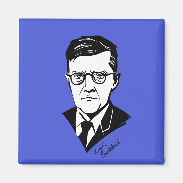 Dmitri Shostakovich Magnet (Front)