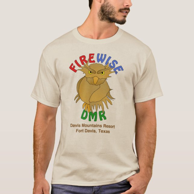 DMR Firewise Owl T-shirt (w/o background) (Front)
