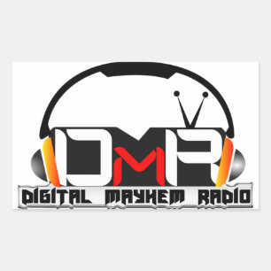 DMR Rectangle Sticker