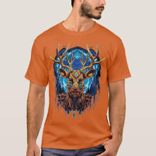 DMT Art Psychedelic Reindeer 1 T-Shirt