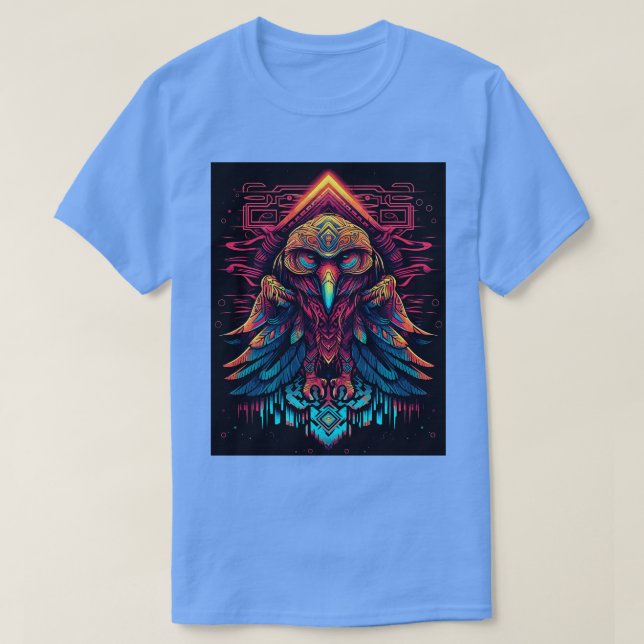 DMT Art Shamanic Eagle 2 T-Shirt (Design Front)