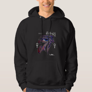 DMT SPIRITUAL GRAFFITI HORUS RA ANKH OM MANI HOODIE