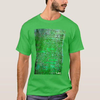 DMT SPIRITUAL GRAFFITI - THOTH THE EMERALD TABLET T-Shirt