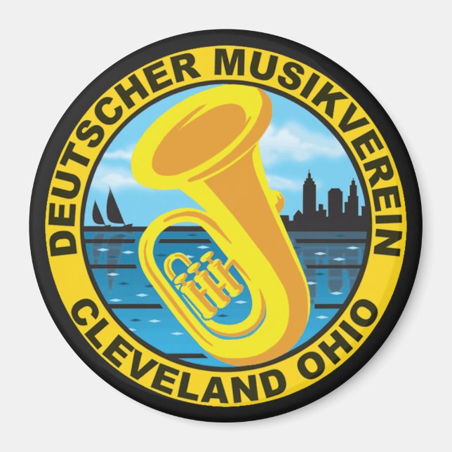 DMV 3" Round Button Magnet (Front)