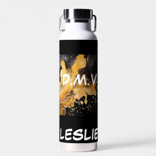 DMV GOLD AND WHITE MUG WATER BOTTLE