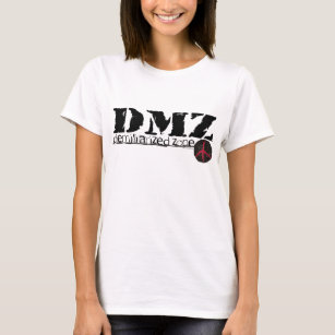 DMZ Demilitarised Zone no war no h8 no man's land T-Shirt