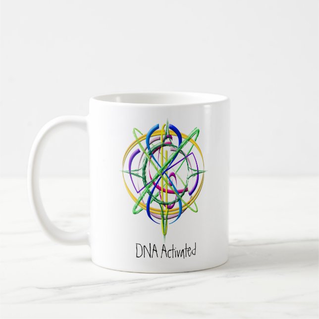DNA Activated Atom Coffee Mug (Left)