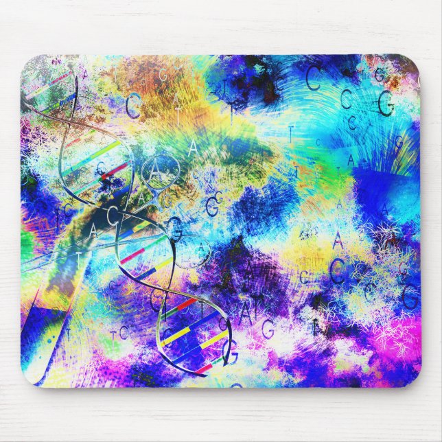 DNA art code Mouse Pad (Front)
