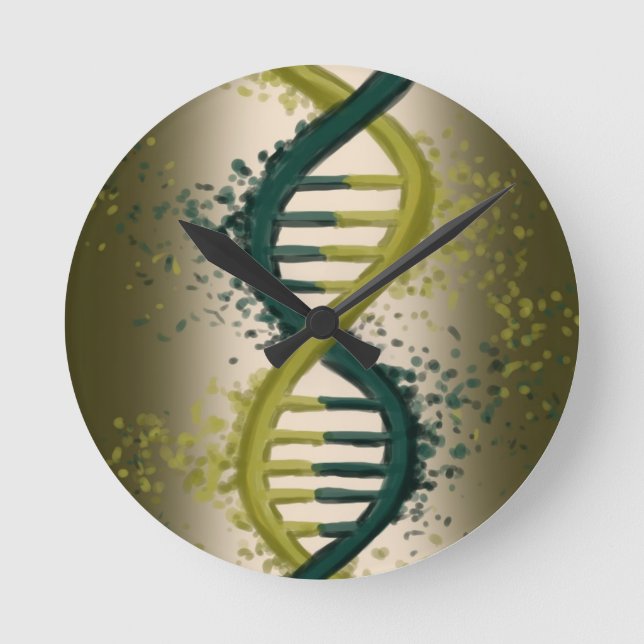DNA Art wall clock (Front)