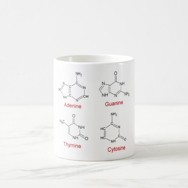 DNA-Bases Coffee Mug (Center)