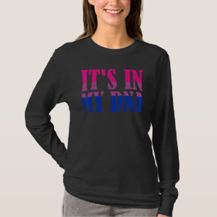 Dna Bi Pride Lgbt Queer Bisexuality Flag Proud Bis T-Shirt