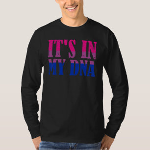 Dna Bi Pride Lgbt Queer Bisexuality Flag Proud Bis T-Shirt