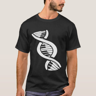 DNA Biology Pianist Gift Classical Music Piano T-Shirt