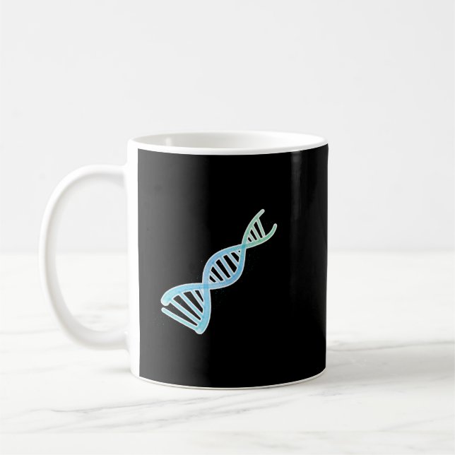 DNA Biology Science Gift Science Biologist Coffee Mug (Left)