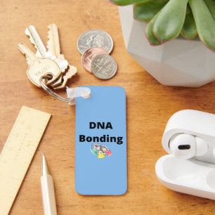 DNA Bonding Aluminium Rectangle Keychain