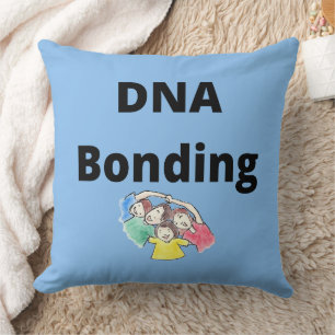 DNA Bonding Throw Pillow
