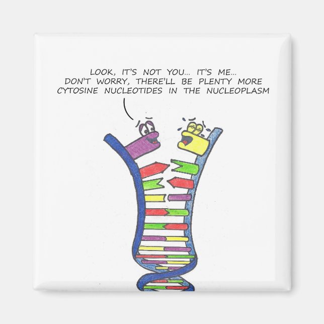DNA Break-Up - Fridge Magnet (Front)