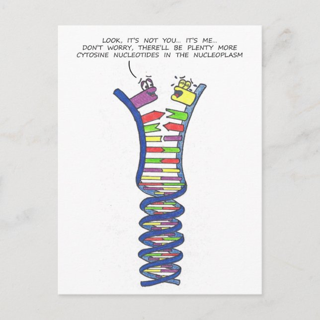 DNA Break-Up - Postcard 2 (Front)