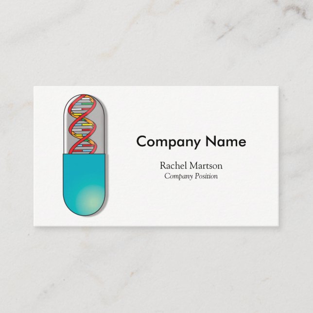 DNA Capsule Business Card (Front)
