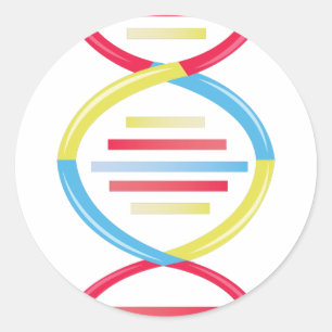 DNA Chain Classic Round Sticker