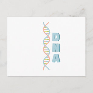 DNA Chain Postcard