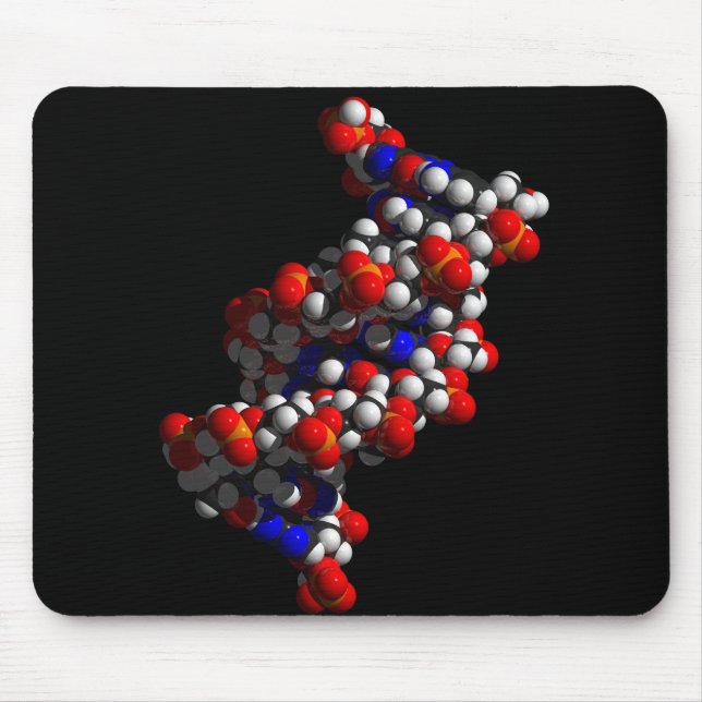 DNA Double Helix Model Mouse Pad (Front)