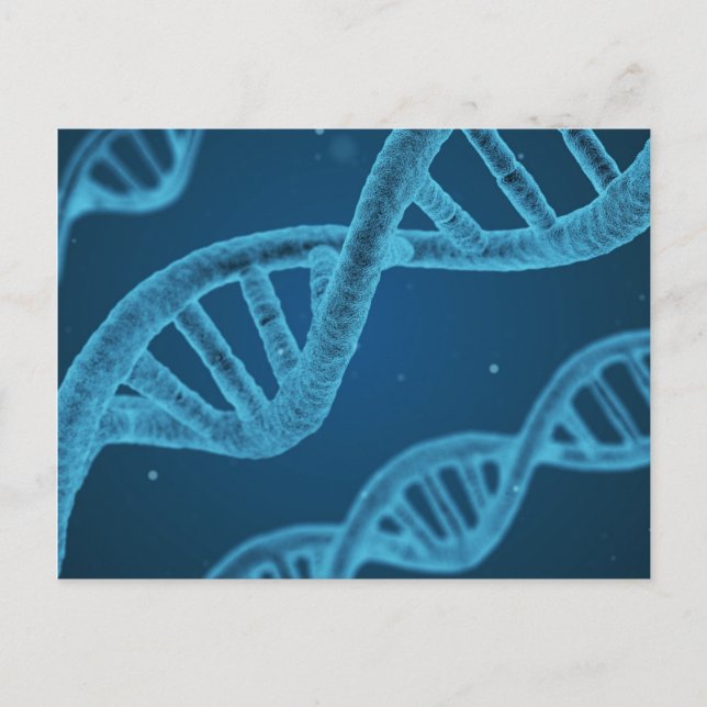 DNA Double Helix Postcard (Front)