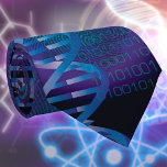 DNA Fingerprint Medical Science Tie<br><div class="desc">DNA fingerprint medical science necktie. A modern,  trendy and fun medical science-inspired design. The perfect gift for doctors,  nurses,  scientists,  science teachers,  lab technicians and science students to name a few! Designed by Thisisnotme©</div>