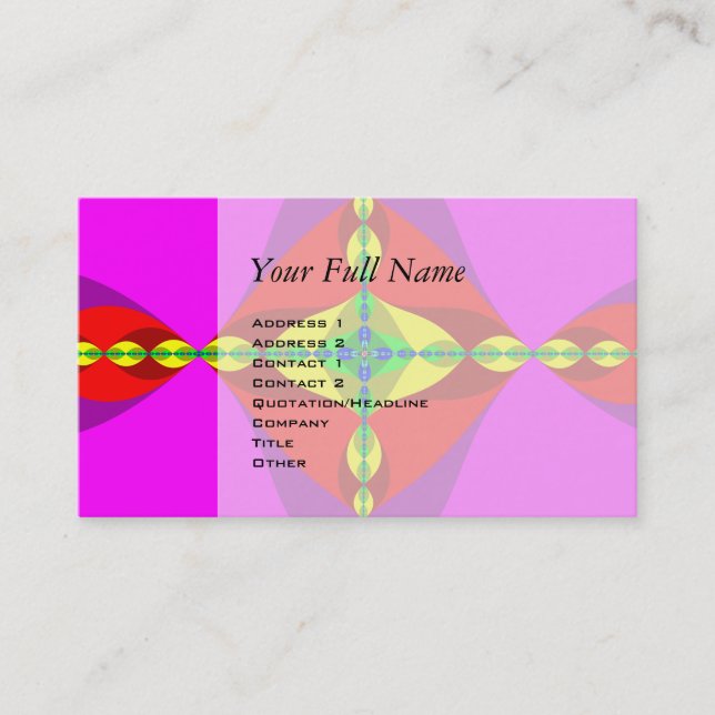 DNA - Fractal Art Business Card (Front)