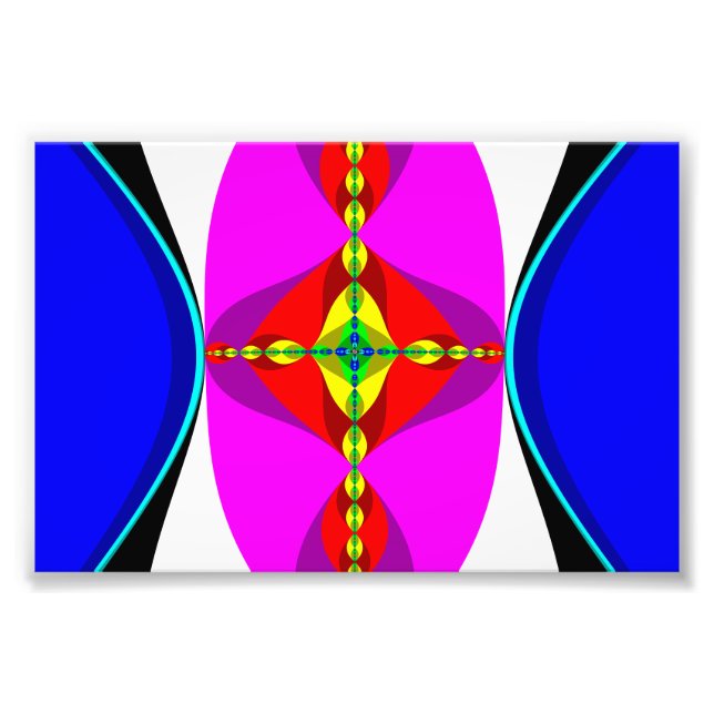 DNA - Fractal Art Photo Print (Front)