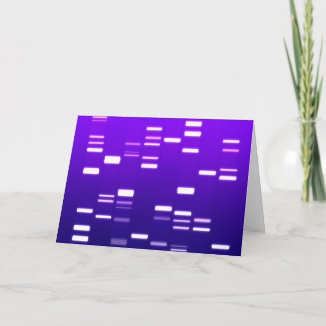 DNA Genetic Code Purple Card (Front)