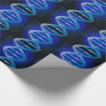 DNA ID Blue Science Wrapping Paper<br><div class="desc">SCIENCE WRAPPING PAPER. Cool,  trendy science inspired gift designed for all scientists,  science teachers,  science students,  in short,  any science geek in your life (and that includes you)! Designed by Science Geekness© at http://www.zazzle.com/sciencegeekness*</div>