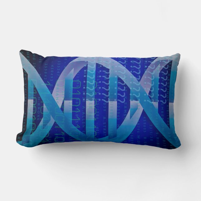 DNA ID Science Lumbar Cushion (Front)