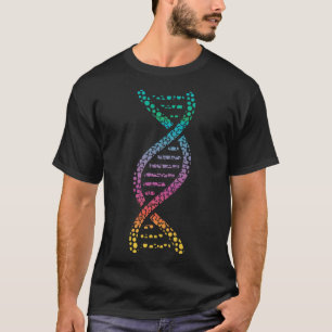 DNA Molecular World Genes Biology Lover Geek Gift  T-Shirt