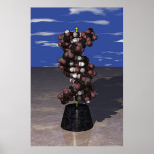 DNA on a Stand Poster