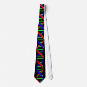 DNA on black tie