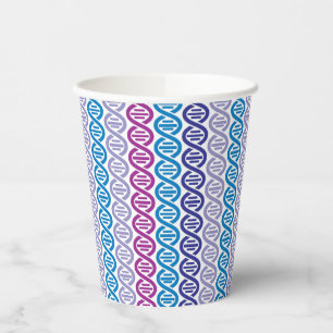 DNA Pattern Paper Cups