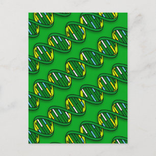 DNA Pattern Science Postcard