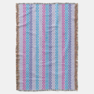 DNA Pattern Throw Blanket