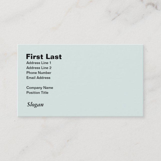 DNA Profiles: Genetic Instructions Creating Life Business Card (Front)