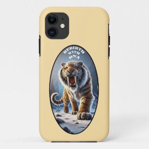 DNA Rebirth of a California Sabre Tooth Tiger URM Case-Mate iPhone Case