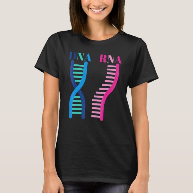 Dna Rna Men Women Biology Genetics Biologist T-Shirt (Front)