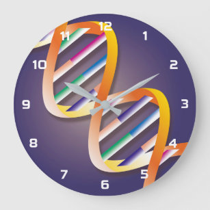 DNA Spotlight Science Large Clock